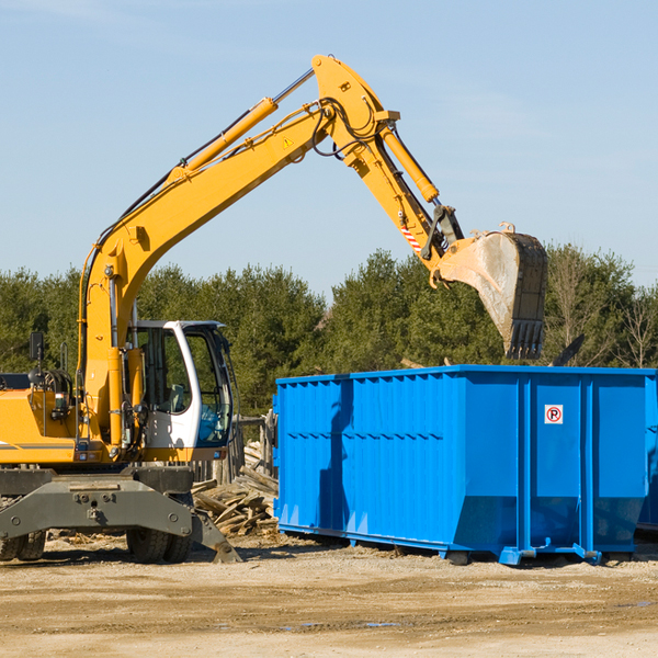 what size residential dumpster rentals are available in Alexandria